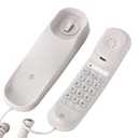 Sangyn Landline Phone for Home Mini Corded Telephone with Lighted Keypad Wall Mounted Desk Phone No AC Power Required for Kitchen House Office