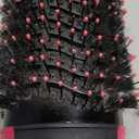 Dual Voltage Hair Dryer Brush with Negative Ion Anti-frizz Styler - Hot Air Volumizer for 110V-120V/220V-240V European and Travel Use