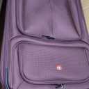 SWISSGEAR Sion Softside Expandable Spinner Luggage Durable Lightweight Travel Suitcase, Merlot, Checked-Large 29-Inch