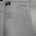 DWVO 46'' Glass Top Makeup Vanity with 10 Drawers, Vanity Desk Set with Large LED Mirror, Built-in Charging Station & Cushioned Storage Chair, Dressing Table with 3-Color Light Modes, Cream White