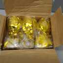 Balloon weights, 12 pieces, aluminum foil, suitable for birthday parties, gatherings, weddings, dinners and other occasions, weight 0.36lb (Gold 12pcs)