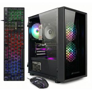 STGAubron Gaming PC Desktop,Core I7,RX 560 4G,32G RAM,512G SSD