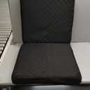 BALAPET Recliner Cushions for Long Sitting, Egg Crate Foam Recliner Cushion for Elderly Reduces Muscle Fatigue and Provides Air Flow, Extra Large Non-Slip Seat Cushion with Back Support(20*20*4in) (Black)