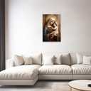 DOARTDO Virgin Mary Wall Art Catholic Wall Pictures Saint Mary Painting Mother of Jesus Canvas Religious Wall Decor Christian Gifts (Mary - 2, 12.00" x 18.00")