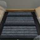 Dog Ramp for Car, SUV & Truck - Portable Pet Ramp Steps with Anti-Slip Ladder Non-Slip Surface, Extra Wide Steps for Large Dog Up to 250LBS, 55" L x 17.3" W Surface for SUV, Truck, Bed, Couch