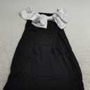 GORGLITTER Girl's Dresses Bow Off Shoulder Knot Sleeveless Color Block Birthday Party Summer Cute Bodycon Short Dress 11 Y