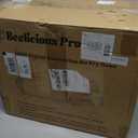 Beelicous Pro 19QT Digital 8-in-1 Air Fryer Toaster Oven, 550°F Flavor-Lock Tech, Flip Up & Away Capability, 40+ Recipes, Airfryer Countertop Oven Combo, 4 Accessories, Fit 13" Pizza,Black