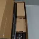 KAMANINA Bronze Curtain Rods for Windows 72 to 144 Inches (6-12ft), 1 Inch Long Curtain Rod 32 to 144, Heavy Duty Decorative Single Drapery Rods, Twisted Cage End