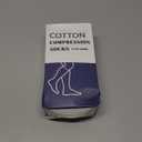 Cotton Compression Socks for Women&Men 15-20mmHg Knee High Cute Support Sock for Nurses, Pregnant Women, Travel, L/XL