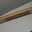 UNISHADES 100% Blackout Cordless Roman Shades for Indoor Windows & French Doors, 35 3/4" W 60" H - Blackout - Natural