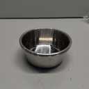 GORILLA GRIP Dog Bowls, Food Grade 304 Stainless Steel, Holds 2 US Cups Each (16 fl oz) Food and Water Bowl for Feeding Dogs and Cats, Dishwasher Safe, Rust Resistant BPA Free Rubber Base, 2 Set Black