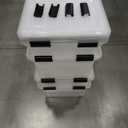 IRIS USA File Box WeatherPro File Organizer Plastic File Box for Letter/Legal File, Water Resistant Document Box, Durable Lid, Seal w/Secure Latching Buckles, Stackable, Nestable, Clear 32 Qt. 4Pack