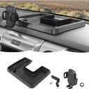 RT-TCZ Cell Phone Holder Dash Mount Holder with Storage Box Bracket Center Console Interior Accessories for Ford F150 Raptor 2009-2014