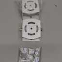 2 Pack-Adjustable Angle Baby Monitor Wall Mount for Motorola, Arlo, Infant Optics DXR-8, HelloBaby, Hellobaby Babysense Monitor Camera, Perfect Angle and Easy to Install (Camera Not Included)