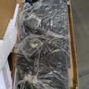 Foldable Treadmill with 7% Incline, 2.5HP Portable Under Desk Walking Pad with 0.6-7.5MPH, Handle, Remote and App Control, 265lbs Maximum Capacity for Home, Office (Black)