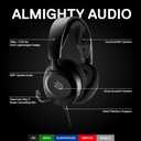 SteelSeries Arctis Nova 1 Multi-System Gaming Headset Hi-Fi Drivers 360 Spatial Audio Comfort Design Durable Ultra Lightweight Noise-Cancelling Mic PC, PS5/PS4, Switch, Xbox - Black