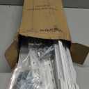 Over the Door Pantry Organizer, 10-Tier Over the Door Organizer with Adjustable Basket, Pantry Door Organization for Pantry Kitchen Storage Room Spice Rack, White