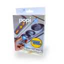 Popi Airplane Vent Cover Hygienic Silicone, Activated Carbon and Pure Copper, Slip On Design for 2 People, Fits All Airplanes