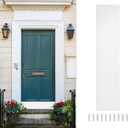 uxcell Door Kick Plate,8 x 30 Inches Kick Plate Door Plate,White-1 Pack