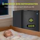 4.5 Cu. Ft. Compact Refrigerator | Single Door Mini Fridge with Energy-Efficient & Quiet Operation | for Dorm, Office, Bedroom, Kitchen, Bar Use with Adjustable Shelves