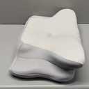 Cervical Neck Pillow for Pain Relief, Ergonomic Pillow Side Sleeper Pillow for Sleeping, Contour Memory Foam Pillows with Cooling Pillowcase Orthopedic Bed Pillow for Back Stomach Sleepers (Light Grey)