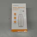 Nasal Irrigator, Sinus Rinse Bottle, BPA-Free, Ergonomic Design, 2 Tips for Adult/Kids, Reduces Snoring, Relieves congestion, Easy to use, Transparent Light-grey Pack of 2