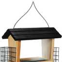 Nature's Way CWF19 Cedar Hopper Bird Feeder with Suet Cage, 6-Quart