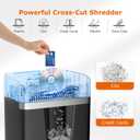 Bonsaii 12-Sheet Cross Cut Heavy Duty Paper Shredder for Home Office