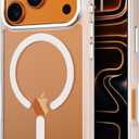 for iPhone 17 Pro Case [Compatible with MagSafe][Translucent Matte][Anti-Yellow][Anti-Fingerprint] Shockproof Protective Slim Case for 17 ProWhite