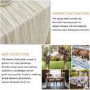 Nialnant 6 Pack Beige Boho Table Runners,10Ft Rustic Cheesecloth Table Runner for Special Banquets Party,Wedding Bridal Shower Birthday Decorations,Indoor & Outdoor