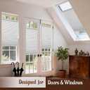 Top Down Bottom Up Cellular Skylight Shades for Ceiling & Door & Window, 26"W x 60"H