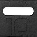 Signature Fitness Fitvids Cast Iron Plate Weighted Plate for Swings 10 pounds Black