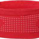 Slim Running Belt, Running Fanny Pack Phone Holder for Women Men Waist Bag Moisture Wicking Storage Belts Bag- Fitting for (Storage Phone-Travel- Sports- Hiking) Red & S