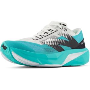 New Balance Women's FuelCell Rebel V4 Shoes (7 Wide, Cyber Jade/Black/White)
