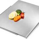 100% Pure Titanium Cutting Board with Counter Lip Set,Large Titanium Cutting Boards For Kitchen with Anti-slip Mat, Tabla De Cortar Picar De Titanio Para Cocina Dishwasher Safe, 15.7"L x 23.6"W