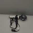 REVLON Turbo Hair Dryer with Advanced Ionic Technology, Ceramic Coating | Turbo Heat and Cold Shot Features, 1875 Watts for Fast Drying and Shine (Silver)