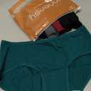 INNERSY Womens Underwear Cotton Hipster Panties Regular & Plus Size 6-Pack (X-Small, Dark Vintage)