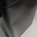 TIPGO Slim Bathroom Trash Can with Lid Soft Close, Step Pedal, 6 Liter / 1.6 Gallon Stainless Steel Trash Bin, Small Garbage Cans for Bedroom, Office, Kitchen (Matte Black)