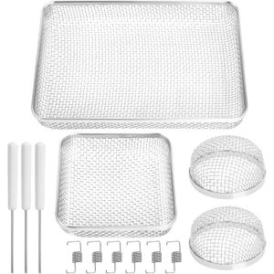 RV Furnace Vent Screen for Water Heater Vent Cover, RV Bugs Screen, Flying Insect Screen, Stainless Steel Mesh with Installation Tool