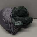 Bedsure Gentlesoft Sherpa Fleece Throw Blanket for Couch - Fluffy & Cozy Cable Jacquard Tufted Throw for Women Gift, Thick and Warm Christmas Blanket for Winter, Dark Green, 50x60 Inches