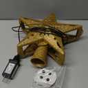 LED Projector Light Christmas Projector 5-Point Star Christmas Treetop with Built-in Rotating Magic Ball LED Projector for Christmas Tree Ornament Home Party Holiday Winter Xmas Decorations