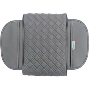 Car Armrest Cushion, Console Covers for SUV, Car Center Console Cover, Arm Rest Cover for Car, Long-Lasting, Soft and Comfortable, Suitable for Most Cars (Gray)