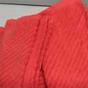 Premium Kitchen Towels (16x 25, 6 Pack) | Large Cotton Kitchen Hand Towels | Dish Towels | Diagonal Weave Design | 445 GSM Highly Absorbent Tea Towels Set with Hanging Loop | Red