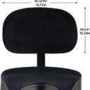 TENTOTEN Drum Throne with Backrest Drum Chair, Portable Removable Drum Throne Seat Motorcycle Style Hydraulic Drum Stool for Adults with Adjustable Backrest & Memory Foam (Black Velvet)