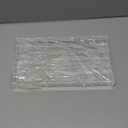 Briwooody Clear Acrylic Desk Drawer Organizer 11 x 6.1 x 1.38 Inch Storage Tray Organizer for Pens, Stationery, Desktop, Office, Bathroom, Kitchen, Makeup Supplies (6 Compartments) (Transparent)