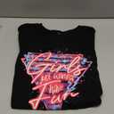 Funny Girls Just Wanna Have Fun Awesome 70's 80's 90's 1980s T-Shirt, Size Small