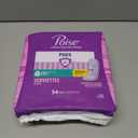 Poise Incontinence & Postpartum Pads for Bladder Leaks, 3 Drop Light Absorbency, Regular Length, 54 Count,