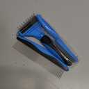 3 x 3PCS Pet Grooming Rake & Metal Comb & Flea Comb for Cats and Dogs, Double-Sided Dematting Tool, Extra-Wide Deshedding Dog Brush for Long Hair to Effectively Remove Tangles, Knots and Mats (Blue)