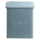 Magnetic Lint Bin for Laundry Room, 2.5L Capacity, Laundry Trash Can, Meadow Blue, Wall Mounted