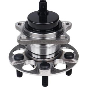 Autoround 512505 Rear Wheel Bearing and Hub Assembly Replacement for 2010-2015 Toyota Prius, 2012-2015 Plug-in 5 Lug w/ABS